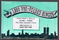 Pre-Folded Stamp Hinges Package of 1,000